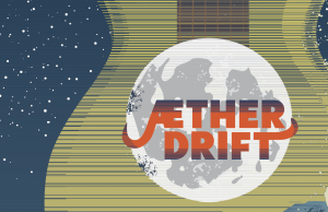 Aether Drift Gig Poster by Christie Bryant