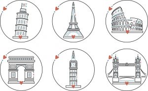 European Icons designed by Christie Bryant
