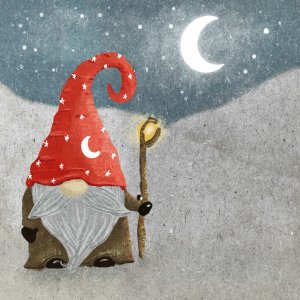 Gnome Illustration by Christie Bryant